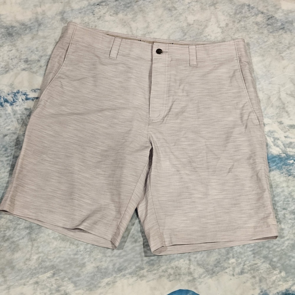 Callaway‎ Mens Golf Shorts Size 34 Beige Performance Light Stain Back